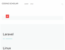 Tablet Screenshot of codingscholar.com